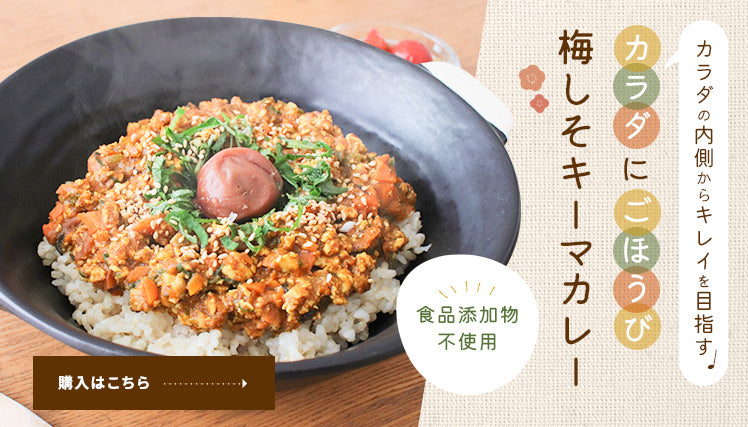 カラダにごほうび 梅しそキーマカレー