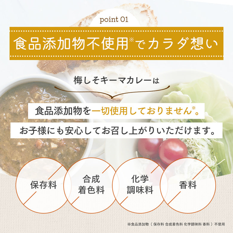 むにゃさんコラボ カラダにごほうび 梅しそキーマカレー【4個セット】